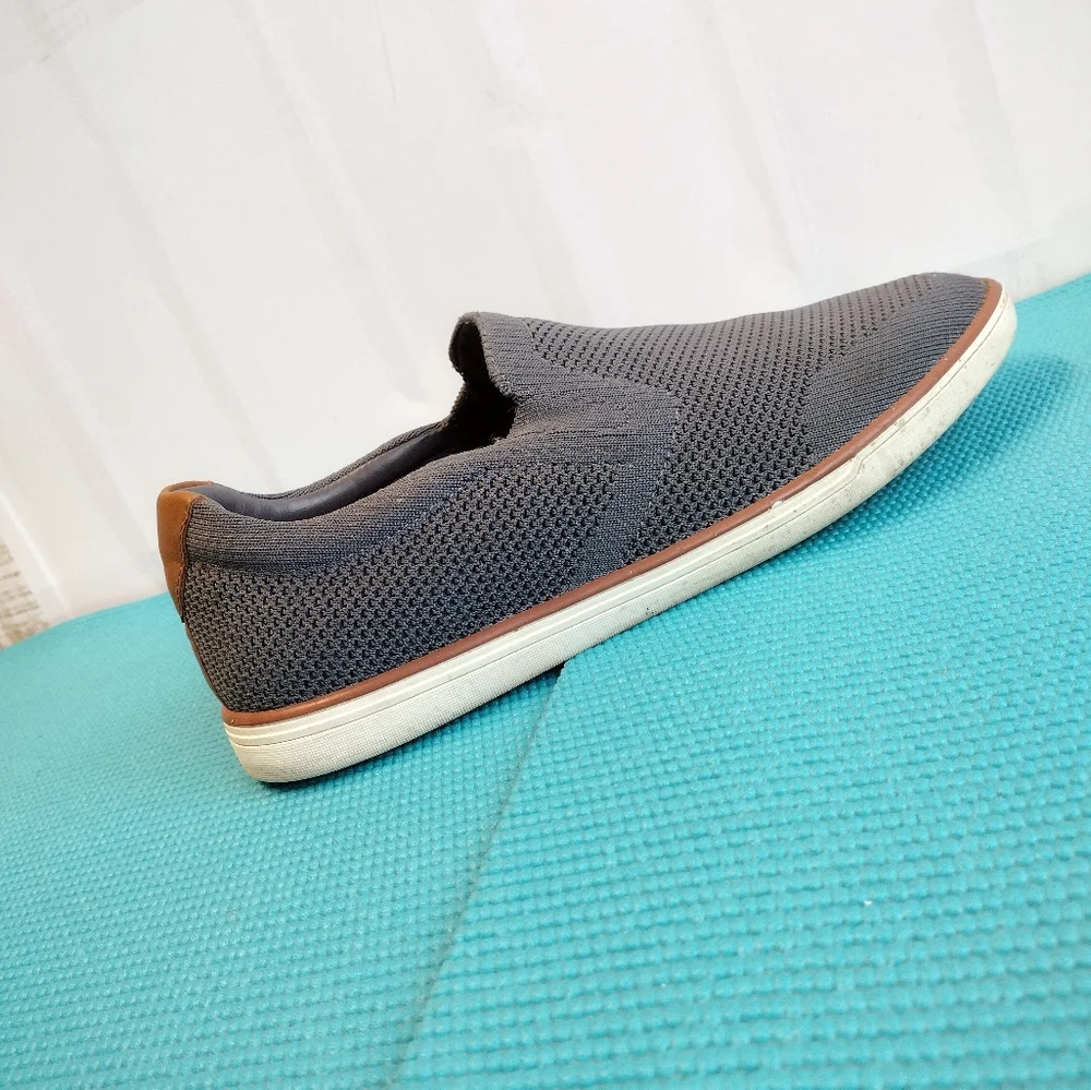Sonoma Dewitt Men's Slip On Shoes Knitted Grey Ortholite 12M
